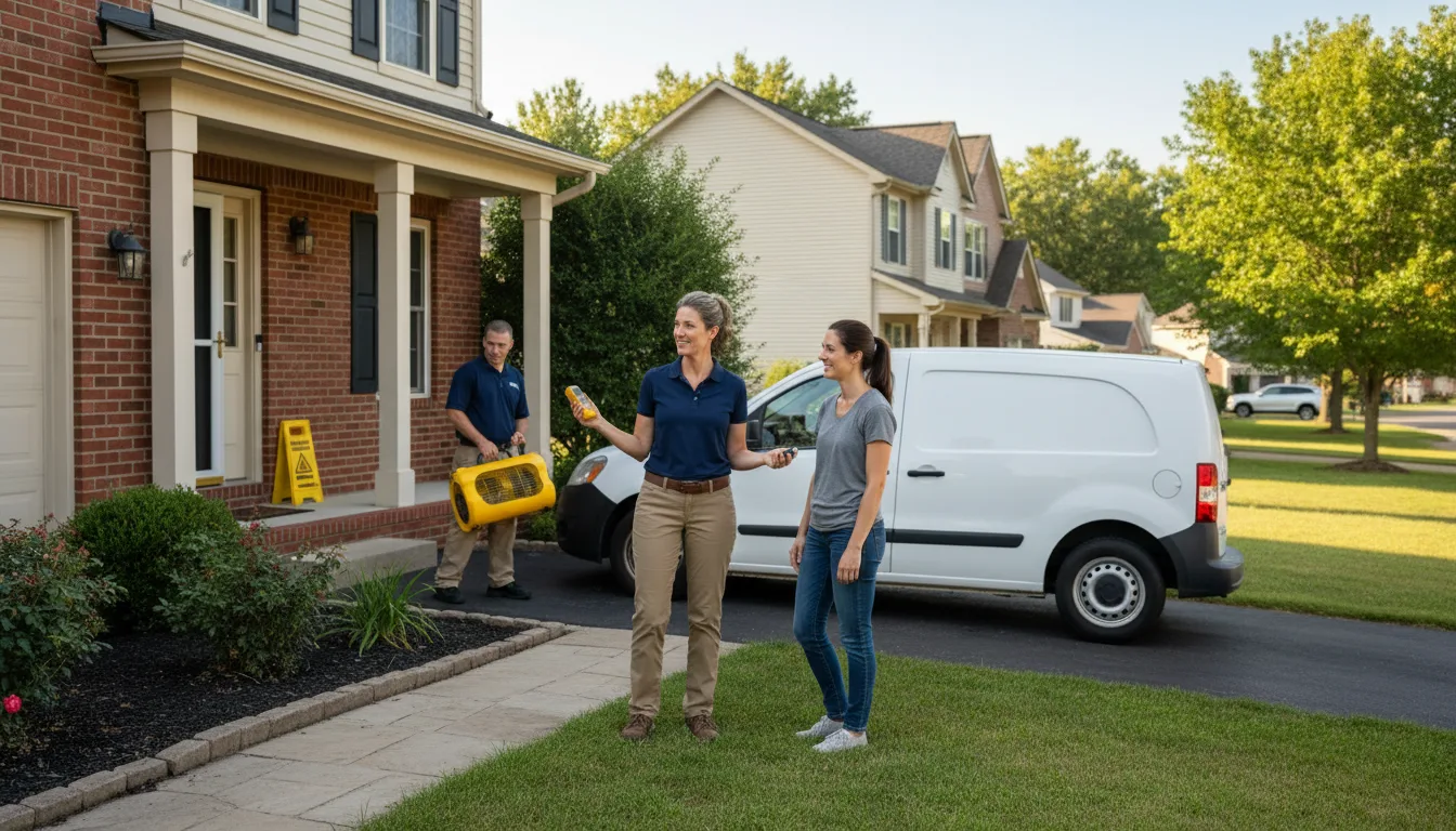 Residential water damage restoration in Trevorton, PA